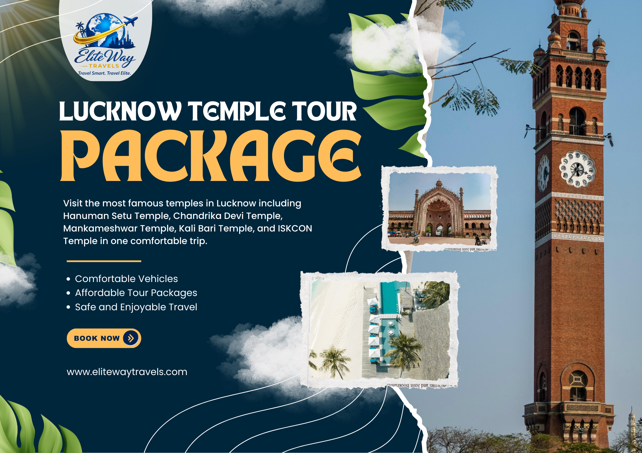 Best Lucknow Temple Tour Package – Divine Spiritual Journey with Elite Way Travels